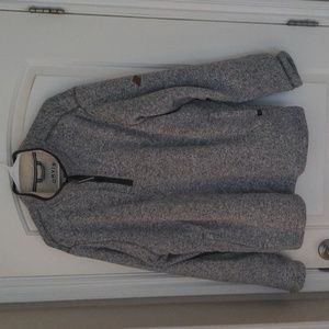 NEVER WORN Thick Gray 1/4zip Orvis Sweater